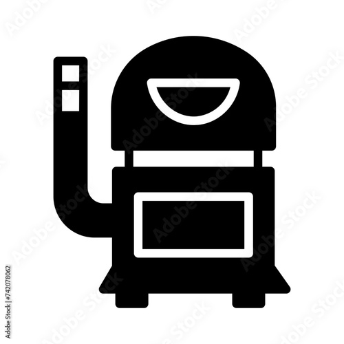 Medical Tool Hugger Glyph Icon