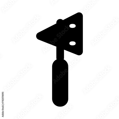 Reflex Hammer Tool Glyph Icon