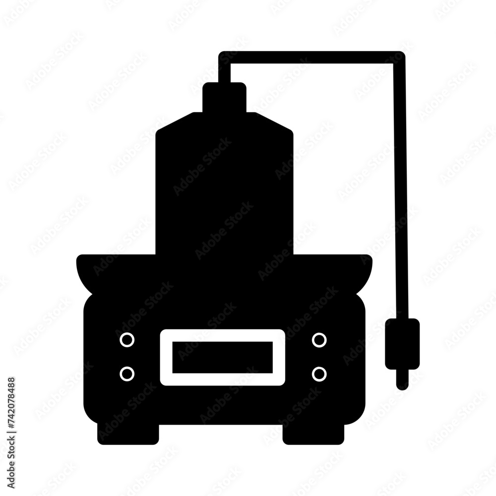 Fotografie Blood Equipment Machine Glyph Icon