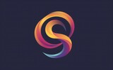 creative letter S logo design, colorful logo design