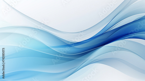 Abstract blue and white wave background Illustrations for templates Partners 