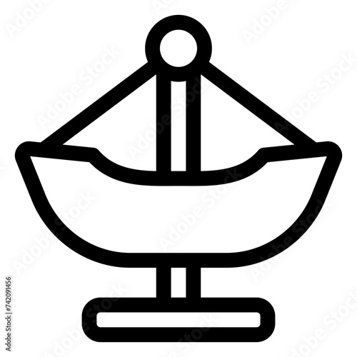 boat swing icon