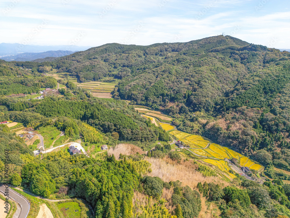 Obraz premium 小山棚田