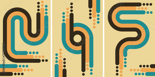 background retro 1980s vintage vector image