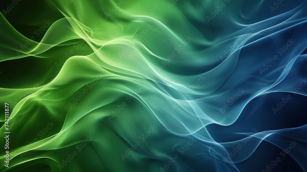 Black blue green abstract texture background. Color gradient - generative ai Black blue green abstract texture background. Color gradient - generative ai