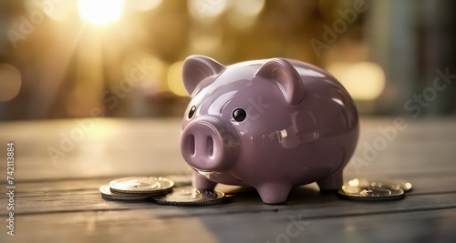  Savings start with a piggy bank and change!