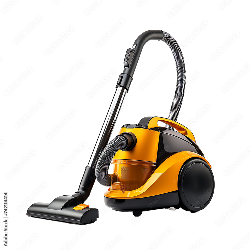 Vacuum Cleaner Extracted on Transparent Canvas Vacuum Cleaner Extracted on Transparent Canvas