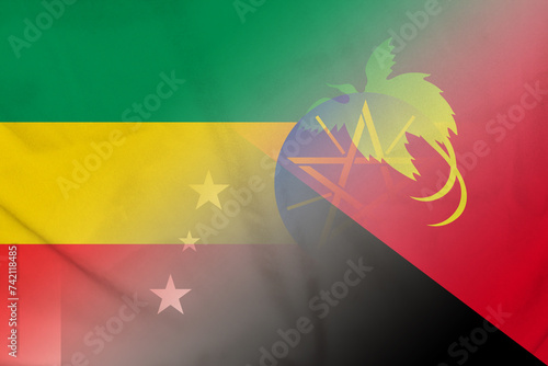 Ethiopia and Papua New Guinea official flag international relations PNG ETH