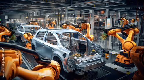 Precision at play: General Motors Car Assembly Line, A Dynamic Blend of Manpower and Robotics