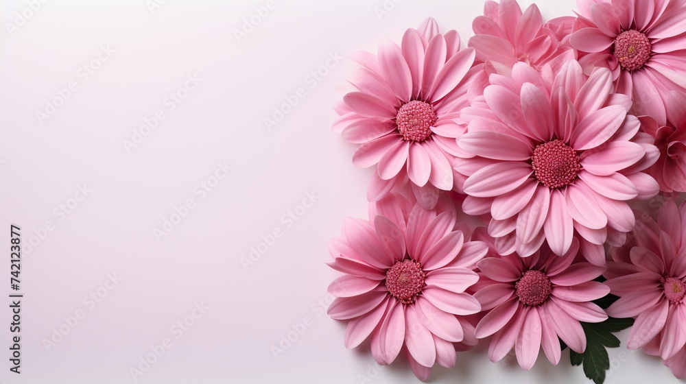 Beautiful Flower with Ample Space for Adding Text, Perfect for Design Projects