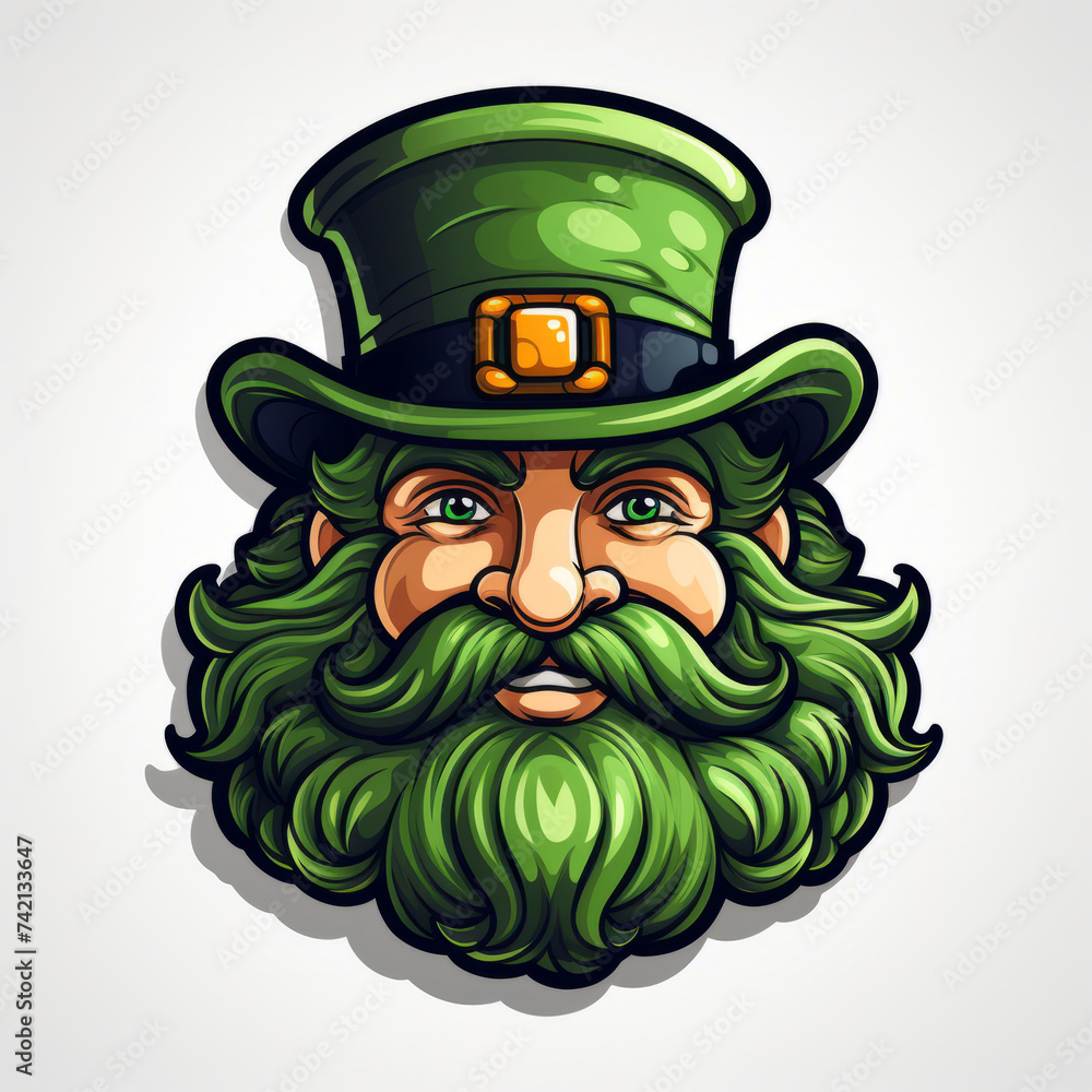 Leprechaun with Green Top Hat Leprechaun with Green Top Hat