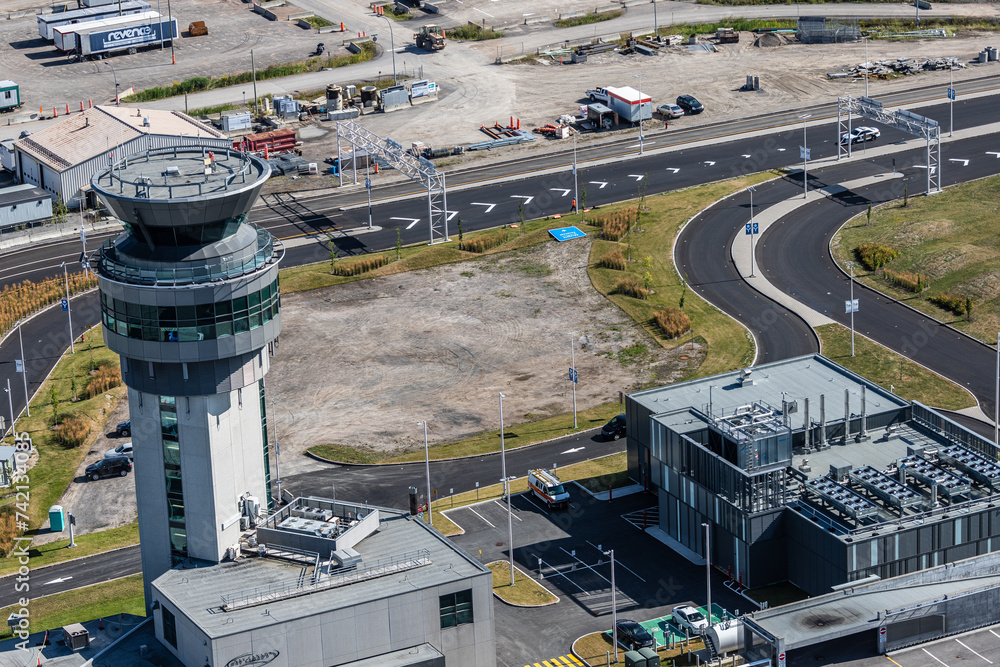 Naklejka premium Aéroport internationale Jean-Lesage de Québec