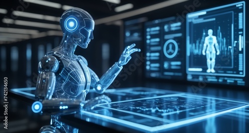  Robotic future - Advanced technology in action © vivekFx