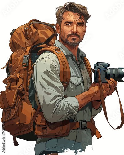 photographer with camera