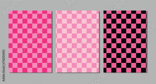 Trendy covers set. For notebooks, planners, brochures, books, diary, catalogs etc. Vector illustration.