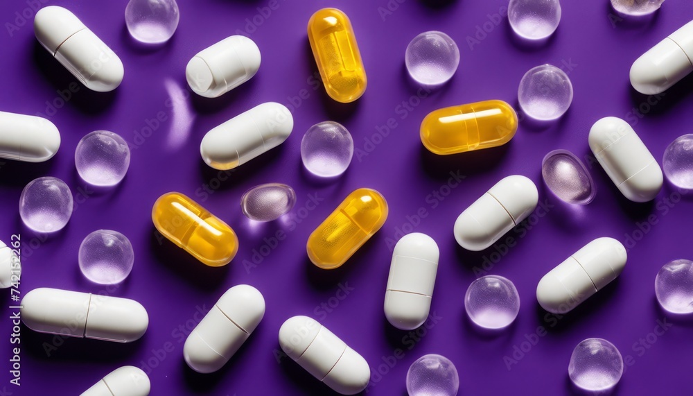 A colorful array of vitamins and supplements A colorful array of vitamins and supplements