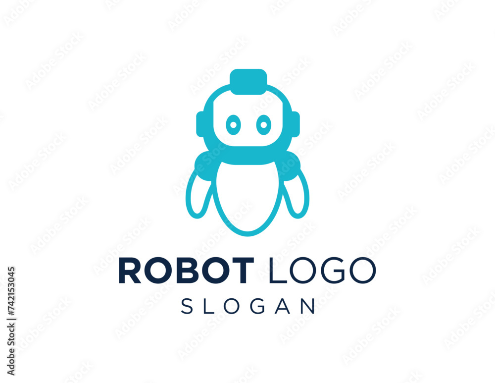 The logo design is about Robot and was created using the Corel Draw 2018 application with a white background. The logo design is about Robot and was created using the Corel Draw 2018 application with a white background.
