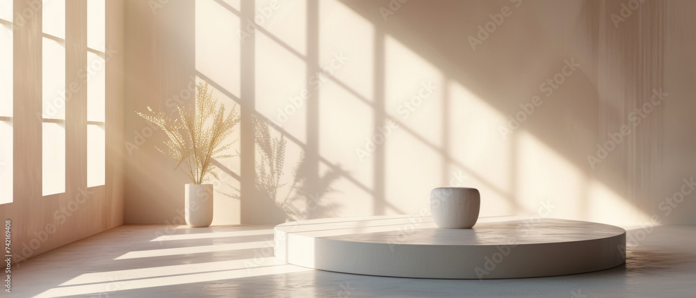 White Vase on White Table White Vase on White Table