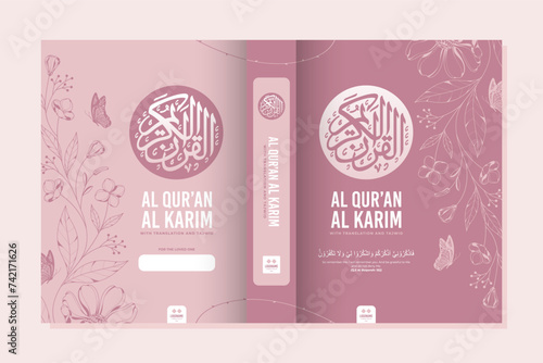 floral design al quran book cover 10