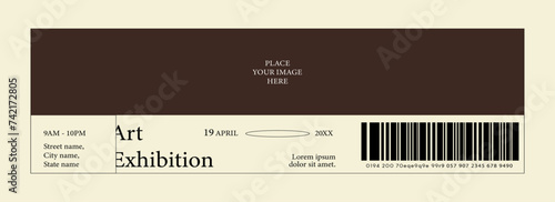 Art Exhibition Ticket