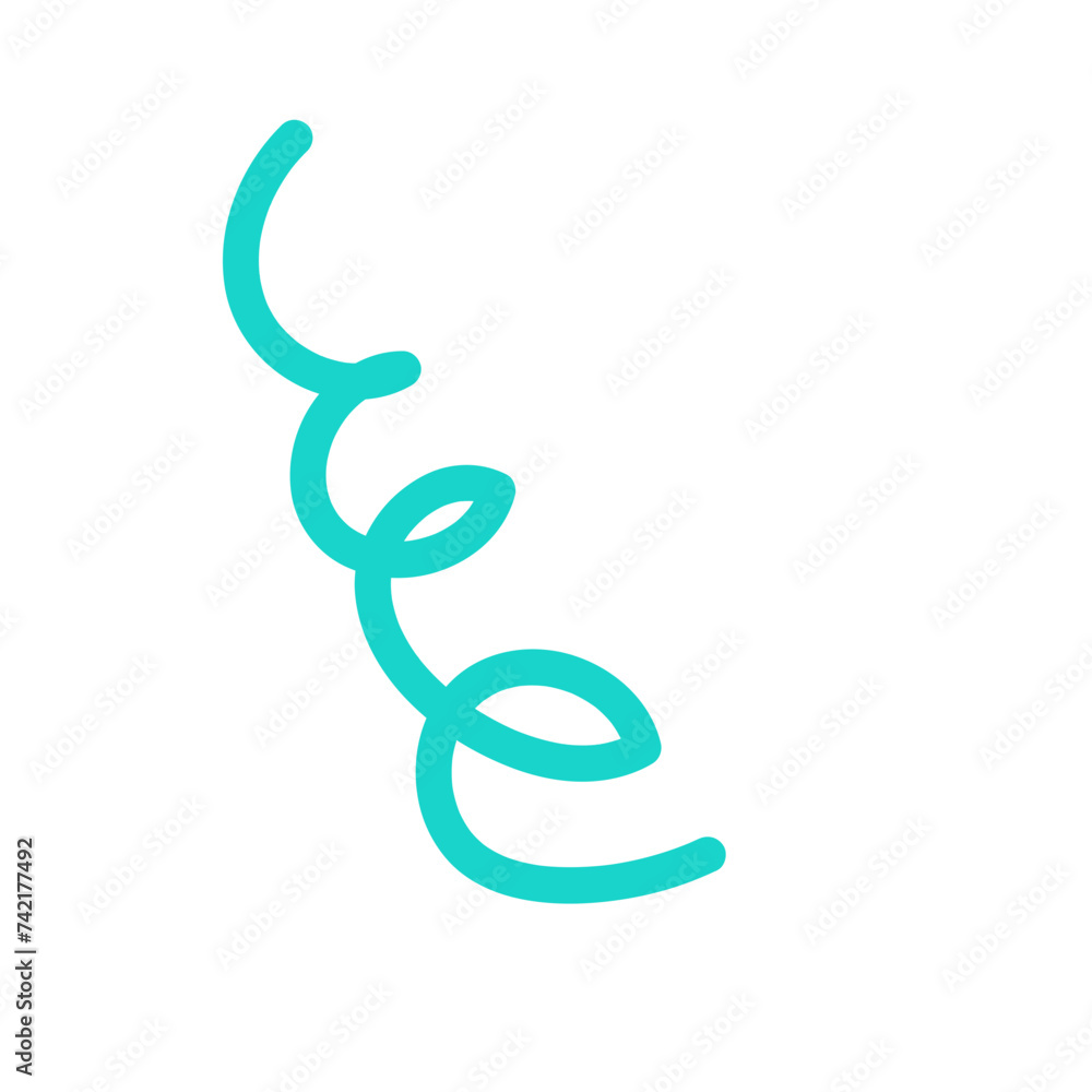Obraz premium Abstract squiggly lines vectors 
