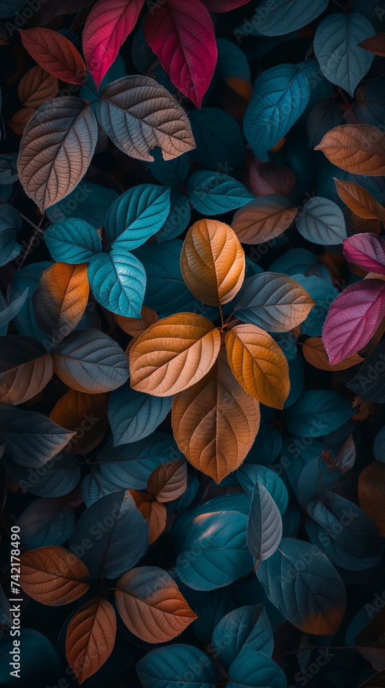 full frame of leaf background, full frame of colorful leaves background and wallpaper, leaves with beautiful color full frame of leaf background, full frame of colorful leaves background and wallpaper, leaves with beautiful color
