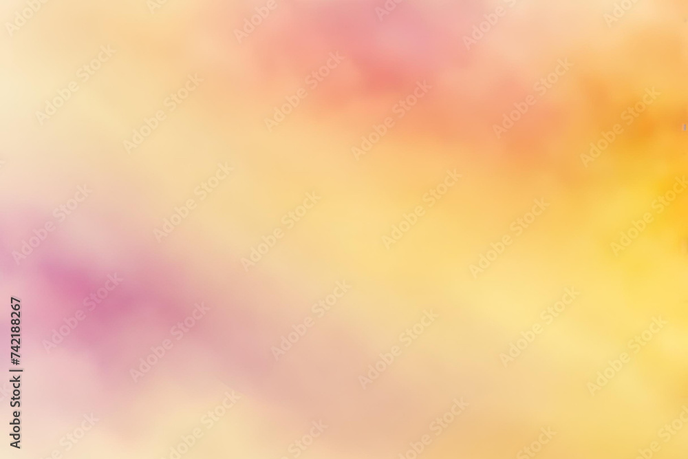 Obraz premium Abstract Gradient Smooth Blurred Watercolor Yellow Background Image