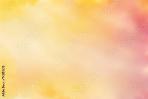Abstract Gradient Smooth Blurred Watercolor Yellow Background Image