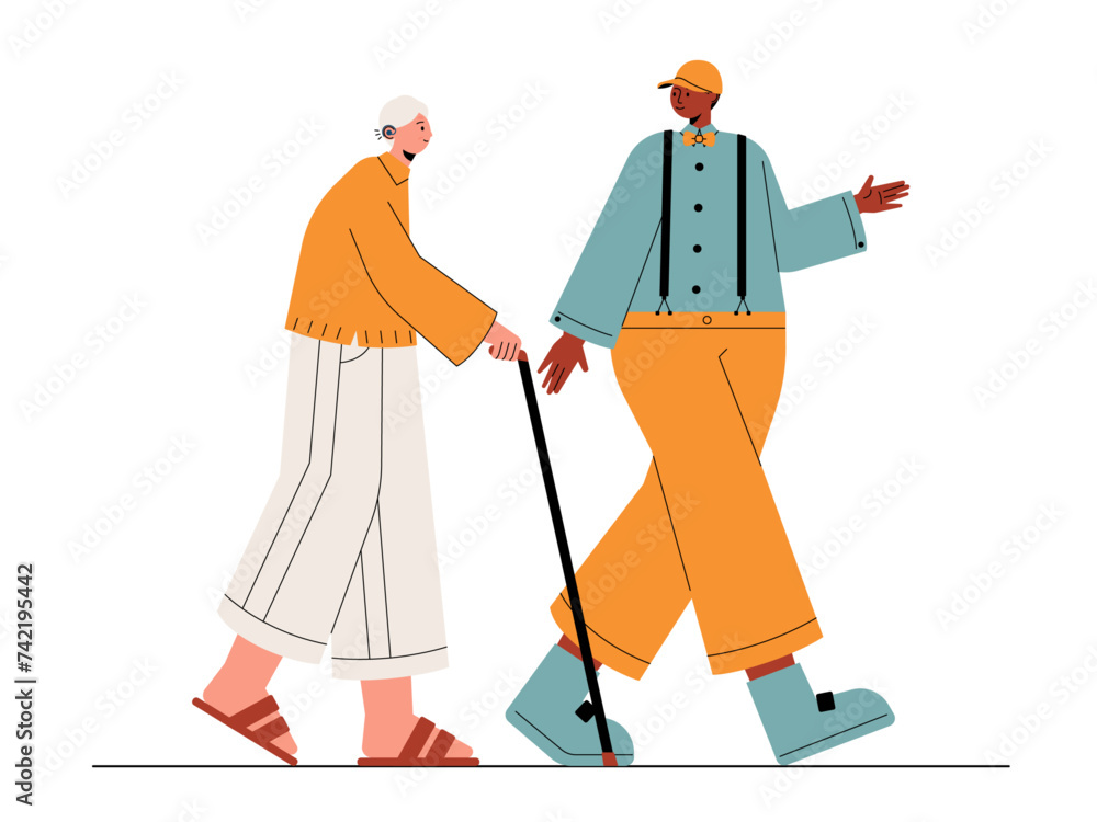 Social diversity vector illustration. Social diversity vector illustration.