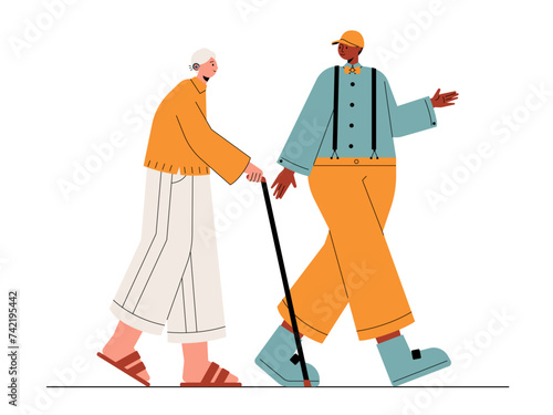 Social diversity vector illustration.