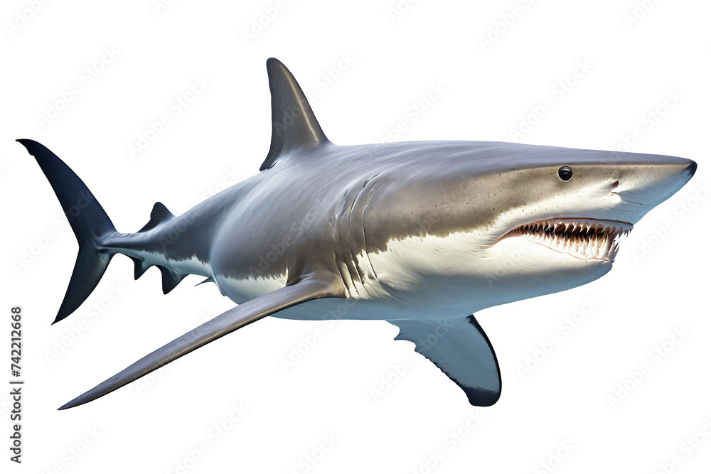 great white shark isolated on transparent background great white shark isolated on transparent background