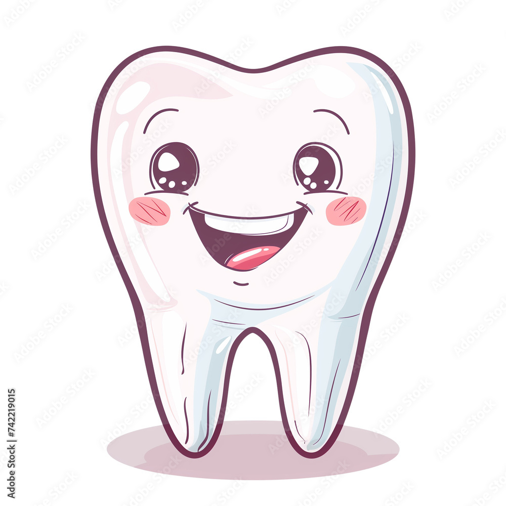 clipart smile tooth isolate on white background clipart smile tooth isolate on white background