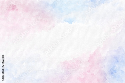 Abstract watercolor background. watercolor background with clouds