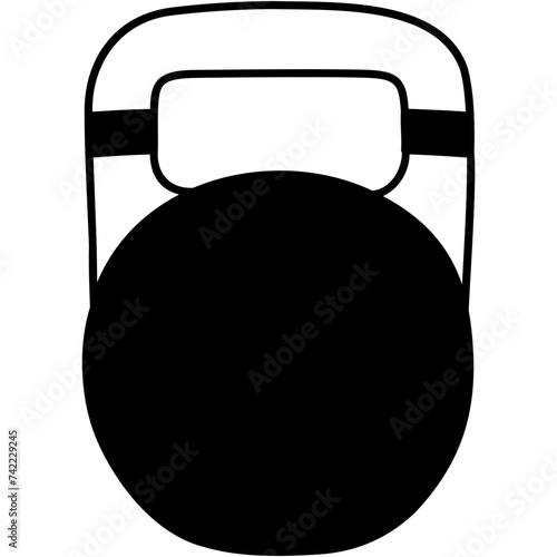 Girls Workout Glyph Vector Illustration Icon Sticker Set Design Materials