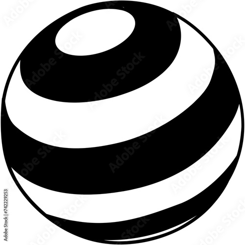 Girls Workout Glyph Vector Illustration Icon Sticker Set Design Materials