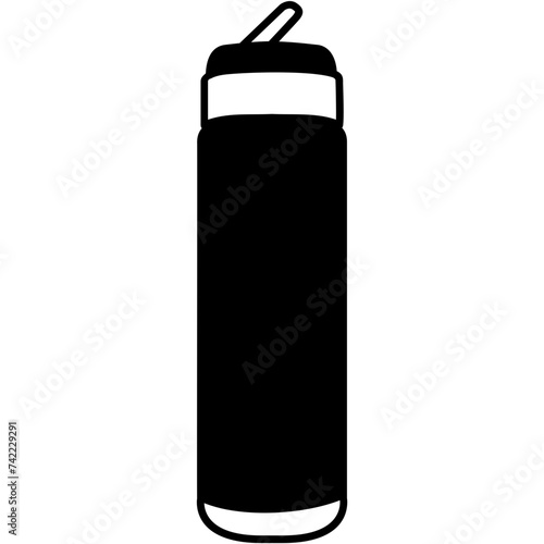 Girls Workout Glyph Vector Illustration Icon Sticker Set Design Materials