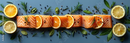 Fresh Salmon Abstract Background, Background Work For Designer
