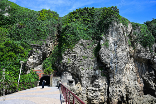 Landscape of Qijin Tunnel of Stars at Kaohsiung City, Taiwan. photo