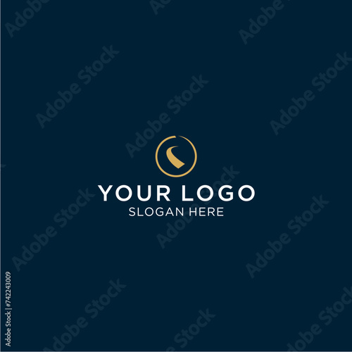 The C logo looks luxurious in gold