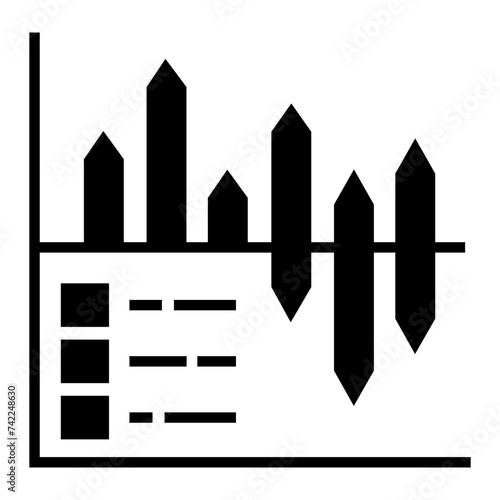 Circle shapes with layers depicting descriptive statistics 