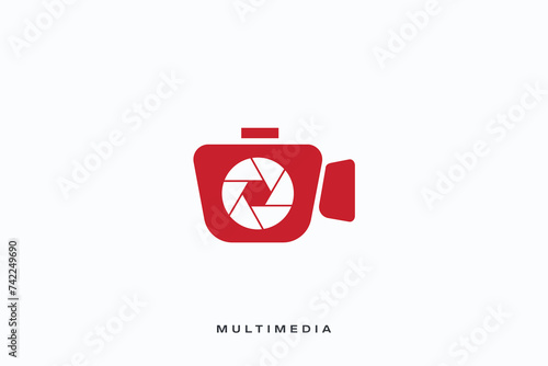 film media multimedia production vector logo