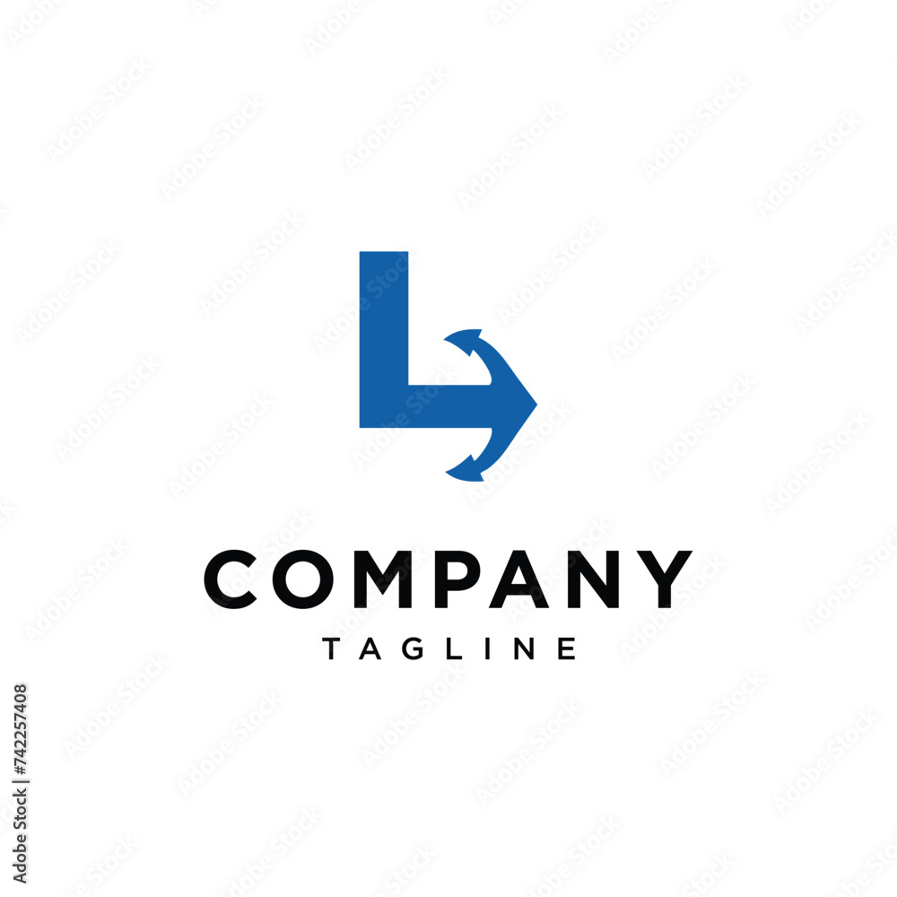 Letter L Anchor logo icon vector template eps Letter L Anchor logo icon vector template eps