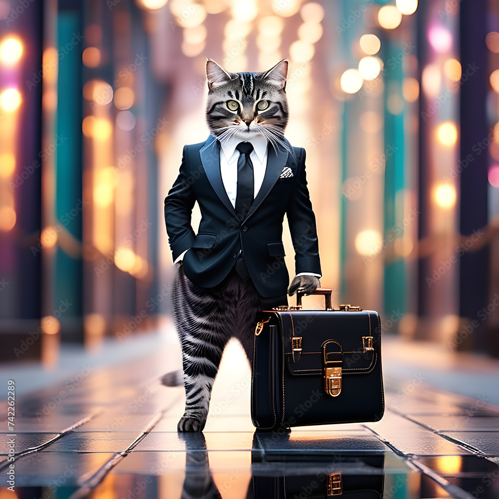 Meet Felix, the sophisticated feline who is not only stunningly