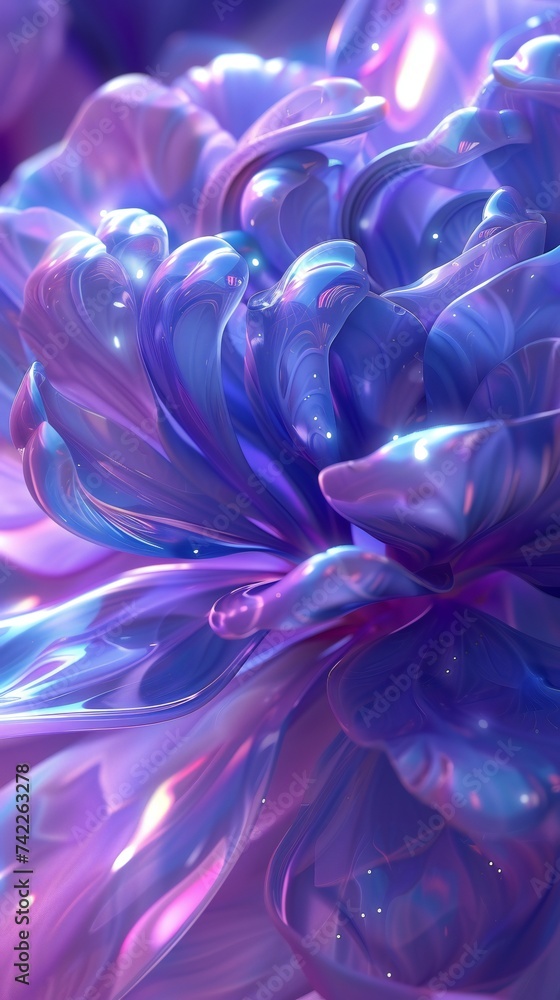 Shimmering Gloss: Jasmine's macro petals shimmer with glossy elegance, captivating the eye. Shimmering Gloss: Jasmine's macro petals shimmer with glossy elegance, captivating the eye.