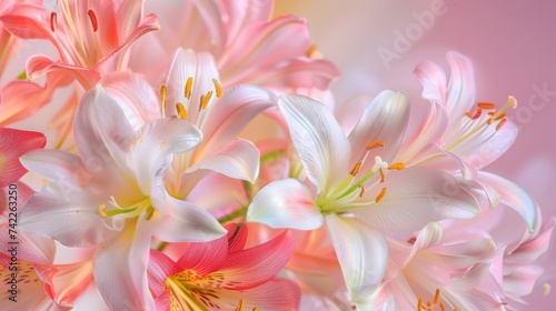 Multicolor beautiful fantasy vintage wallpaper botanical flower bunch, a vintage motif for floral print digital background