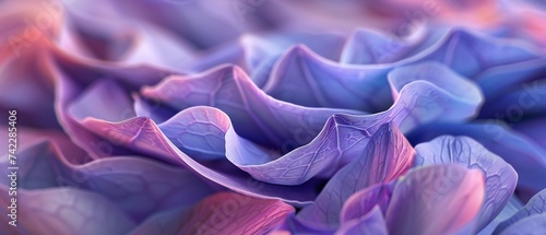 Wavy Whispers: Macro capture of lobelia petals, their gentle movements resembling whispers of tranquility.