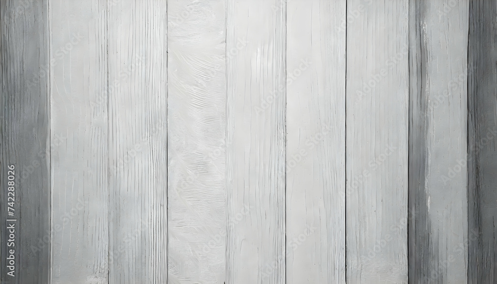 Naklejka premium white wooden wall background