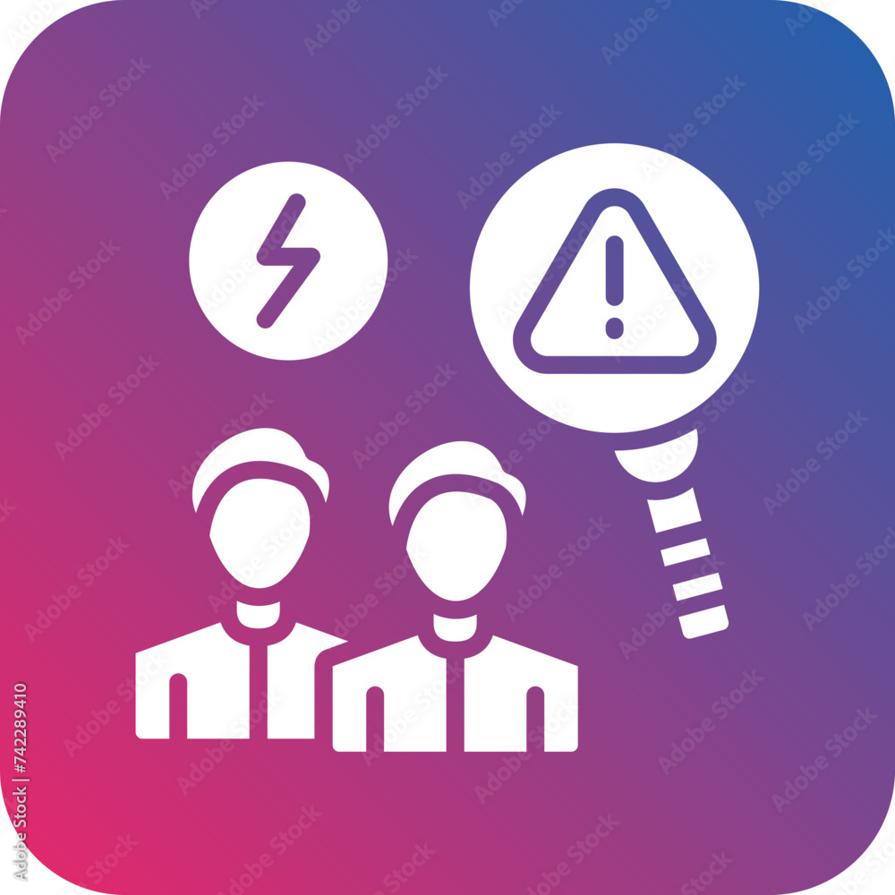 Incident Coordination Icon Style Incident Coordination Icon Style