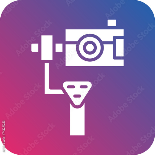 Camera Gimbal Icon Style