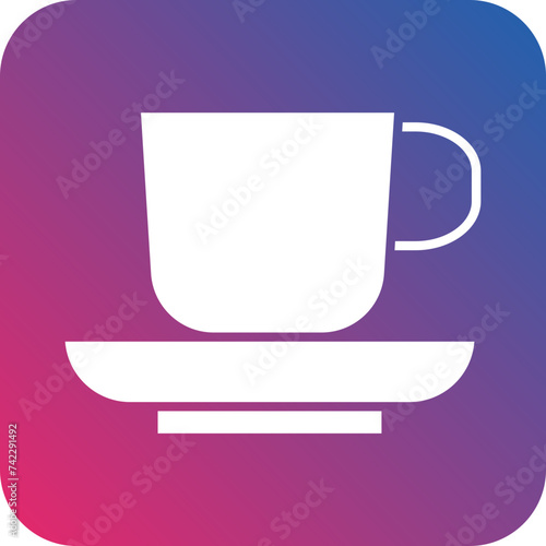 Coffee Cups Icon Style